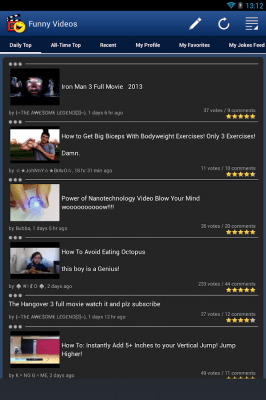 Screenshot of the application Funny Videos - #2
