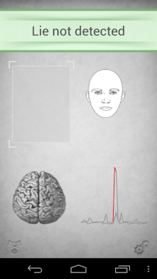 Screenshot of the application Fake lie detector - #4