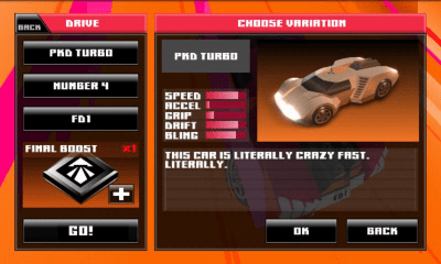 Screenshot of the application Forever Drive - #6