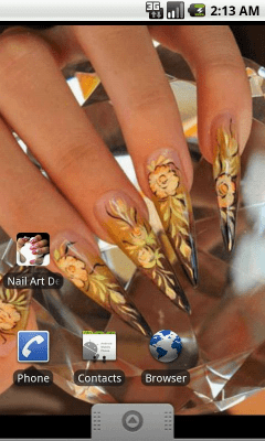 Screenshot of the application Nail Art Designs Set 1 - #3