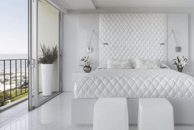 Screenshot of the application Black & White Bedroom Ideas - #2