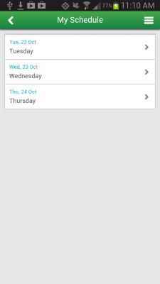 Screenshot of the application Cisco Collab Summit 2013 - #2