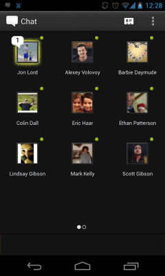 Screenshot of the application FriendCaster Chat - #2