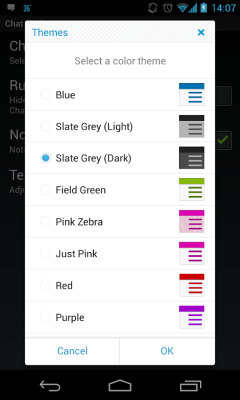 Screenshot of the application FriendCaster Chat - #5