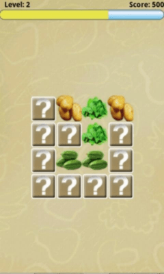 Screenshot of the application Veggie Fun - #2