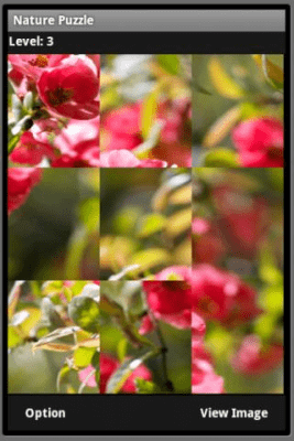 Screenshot of the application Nature Puzzle - #3