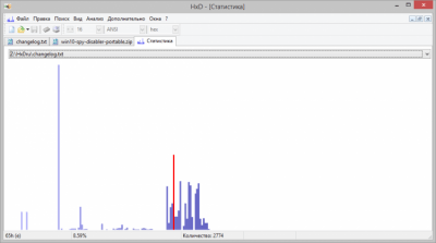 Screenshot of the application HxD - #2