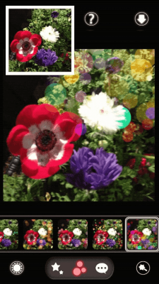 Screenshot of the application BokehPic - #2
