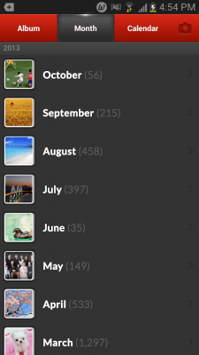 Screenshot of the application Smart Album - PhotoCal Free - #2
