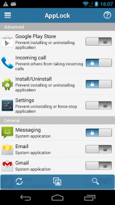 Screenshot of the application AppLock Theme 7 - #2