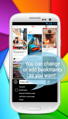 Screenshot of the application 3G Internet Browser - #2