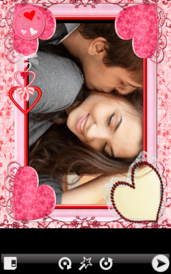Screenshot of the application Love Photo Frames - #2