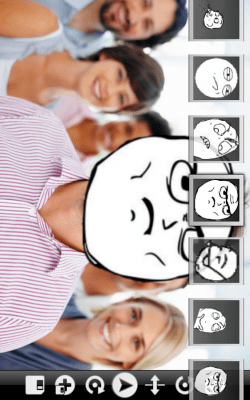 Screenshot of the application Rage Faces - #4