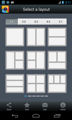 Screenshot of the application Photo collage editor - #2