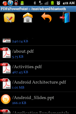 Screenshot of the application PDF to PowerPoint Converter - #2