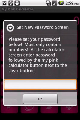Screenshot of the application My Pink Secret Diary Decoy WDP - #2