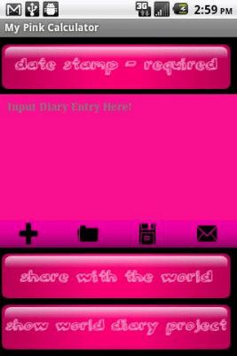 Screenshot of the application My Pink Secret Diary Decoy WDP - #3
