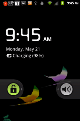 Screenshot of the application Tropical Butterflies Live Wall - #2