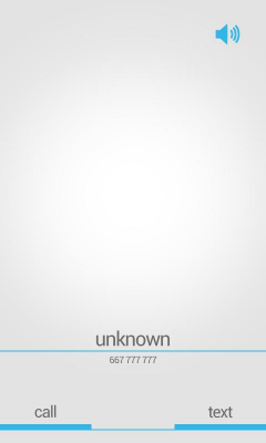Screenshot of the application White ICS Theme - BIG caller - #2