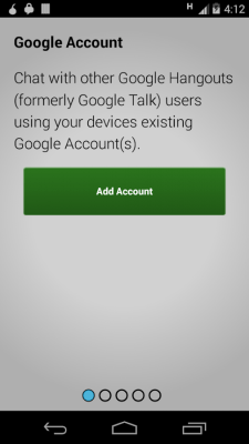 Screenshot of the application ChatSecure - #2
