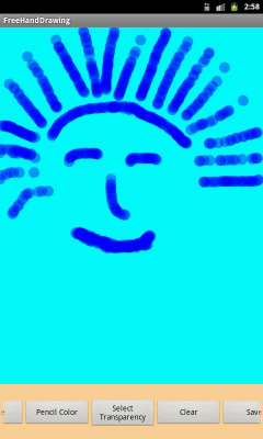 Screenshot of the application Free Hand Drawing : Sketch Pad - #2