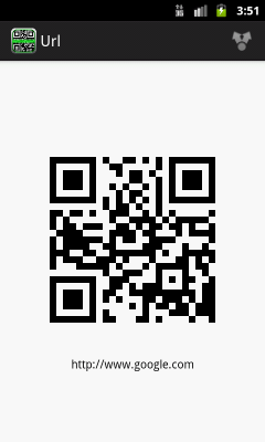 Screenshot of the application QR Code Scanner and Generator - #3
