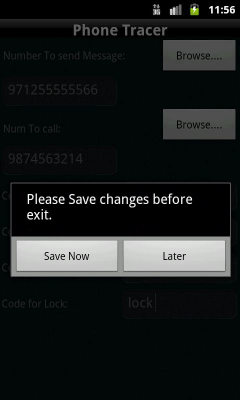 Screenshot of the application Find My Android - #2