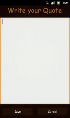 Screenshot of the application Awesome Quotes Free - #2