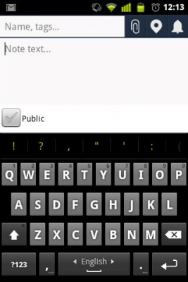Screenshot of the application Deepmemo - #5