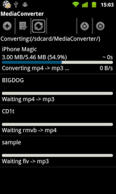 Screenshot of the application Ansha Team Mp3 Media Converter - #2