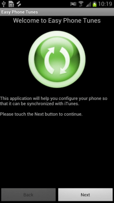 Screenshot of the application Easy Phone Tunes - #2