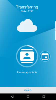 Screenshot of the application BlackBerry Content Transfer - #2