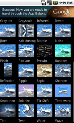 Screenshot of the application Pic FX (photo filters) - #4