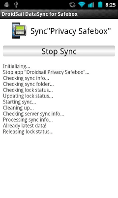 Screenshot of the application DS DataSync - #2