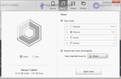 Screenshot of the application doubleTwist - #2