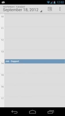 Screenshot of the application Quick Calendar Event Free - #4