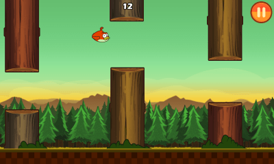 Screenshot of the application Awkward Birds - #9