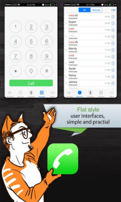 Screenshot of the application Espier Dialer 7 - #3
