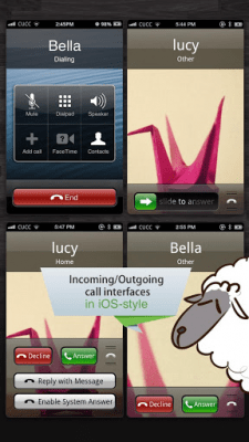 Screenshot of the application Espier Dialer i6 - #4