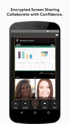 Screenshot of the application Wickr Me – Private Messenger - #2