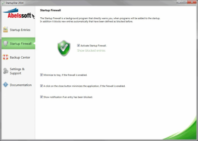 Screenshot of the application StartupStar - #2