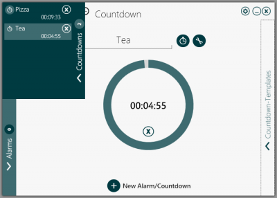 Screenshot of the application ABALARM - #3