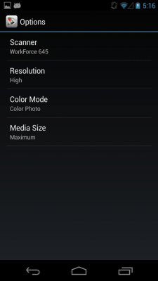 Screenshot of the application VueScan Mobile Free for Android - #2