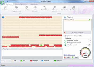 Screenshot of the application JetDrive - #2