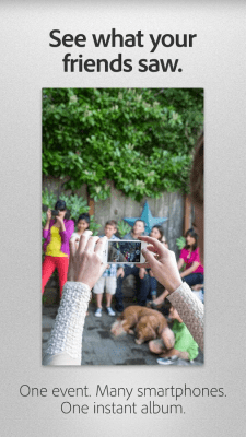 Screenshot of the application Adobe GroupPix - #3