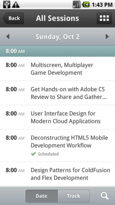 Screenshot of the application MAX Companion 2011 - #2