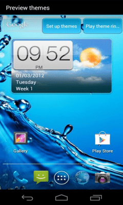 Screenshot of the application ThemeChooser - #2