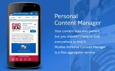 Screenshot of the application McAfee Security Innovations - #8