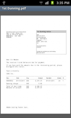Screenshot of the application SAP Financial Fact Sheet - #2