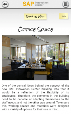 Screenshot of the application SAP Innovation Center - #3